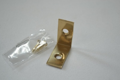 Brass Corner Brace 1'' - Polished Brass